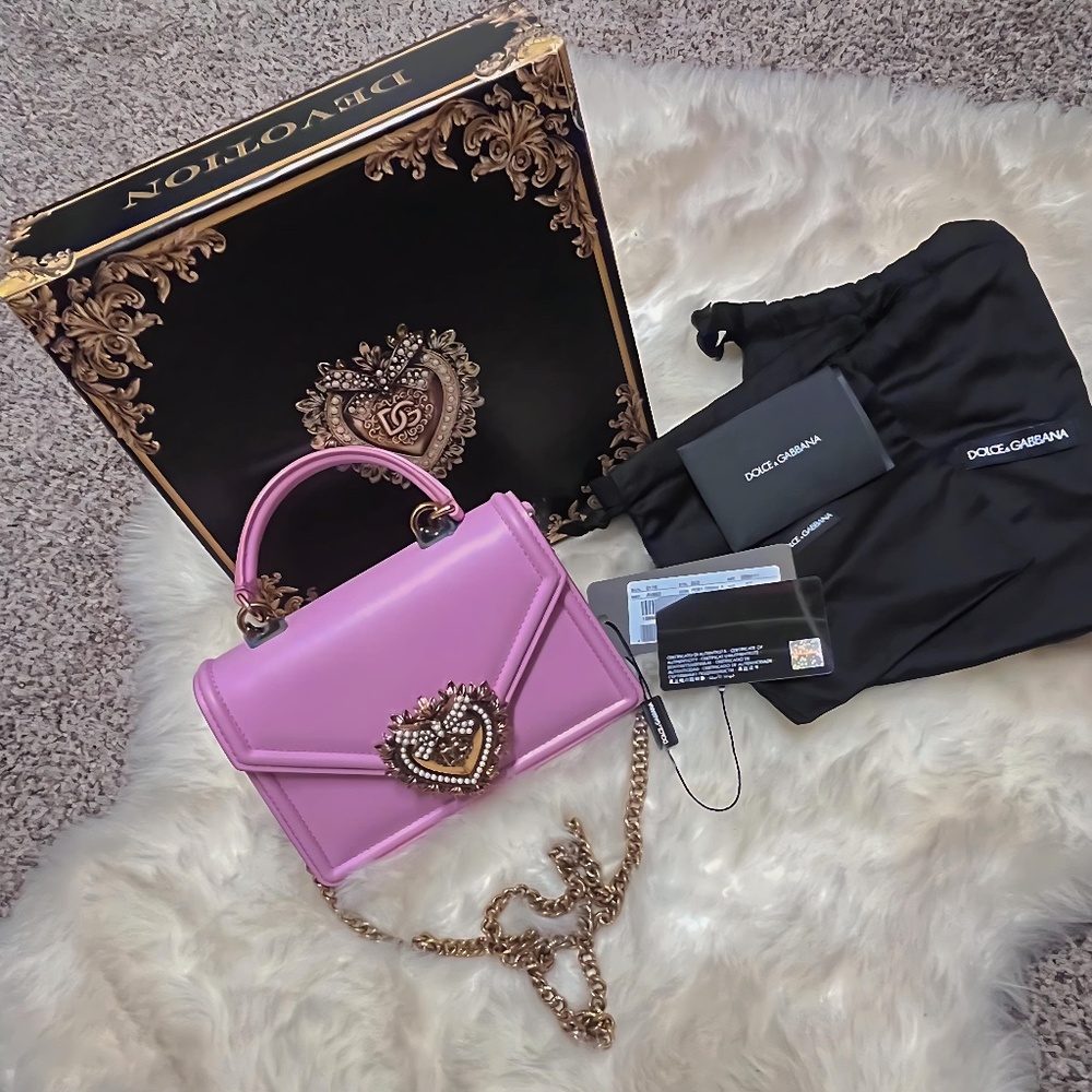 Dolce & Gabbana Small Devotion Top Handle Bag (Like New)